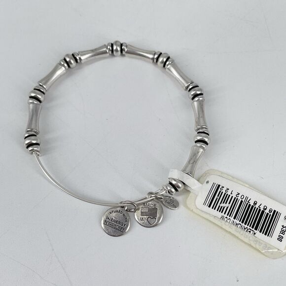 Alex and Ani Bracelet Lot of 6 Expandable Bangles Beaded Gold Silver Tone - Picture 2 of 7